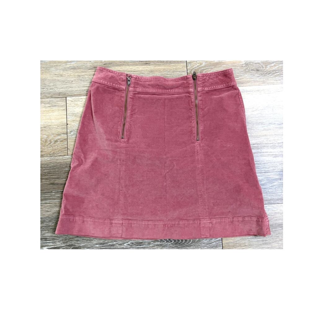 Madewell Velveteen Uptown Skirt Women’s Size 4 Dusty Rose Pink A-Line Mini